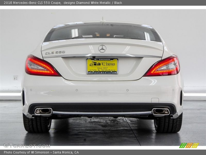 designo Diamond White Metallic / Black 2018 Mercedes-Benz CLS 550 Coupe
