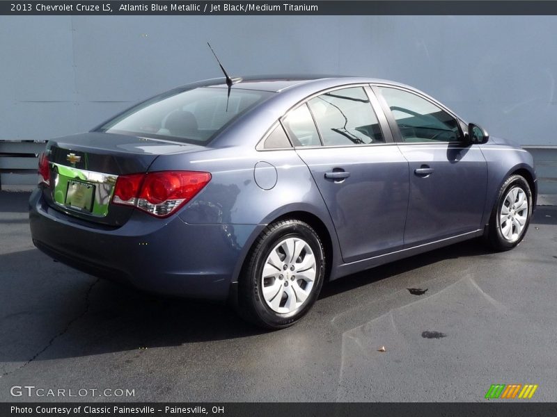 Atlantis Blue Metallic / Jet Black/Medium Titanium 2013 Chevrolet Cruze LS