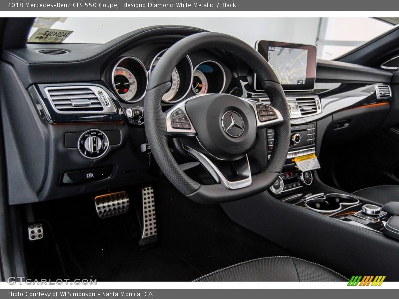 designo Diamond White Metallic / Black 2018 Mercedes-Benz CLS 550 Coupe