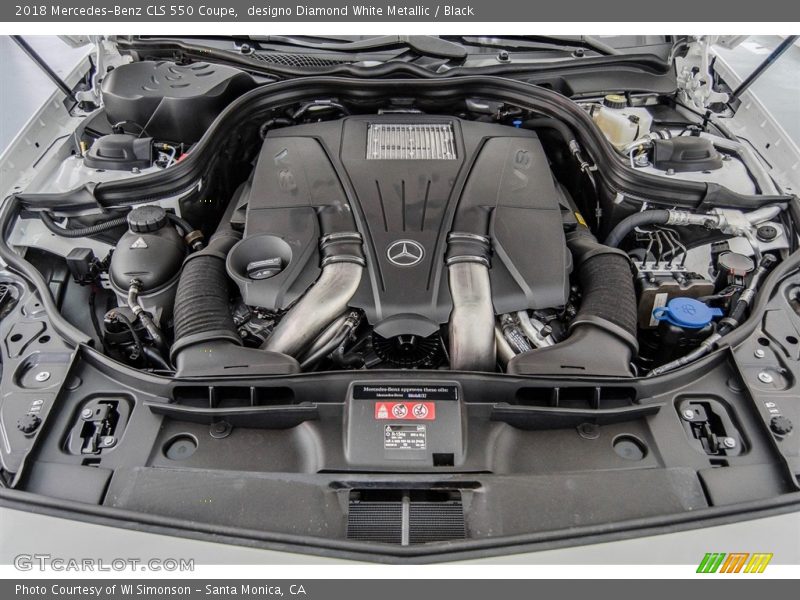  2018 CLS 550 Coupe Engine - 4.7 Liter DI biturbo DOHC 32-Valve VVT V8