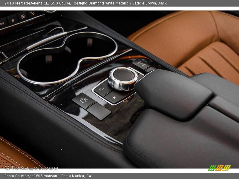 designo Diamond White Metallic / Saddle Brown/Black 2018 Mercedes-Benz CLS 550 Coupe