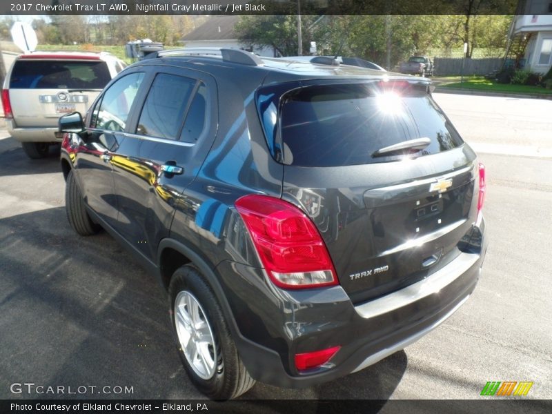 Nightfall Gray Metallic / Jet Black 2017 Chevrolet Trax LT AWD