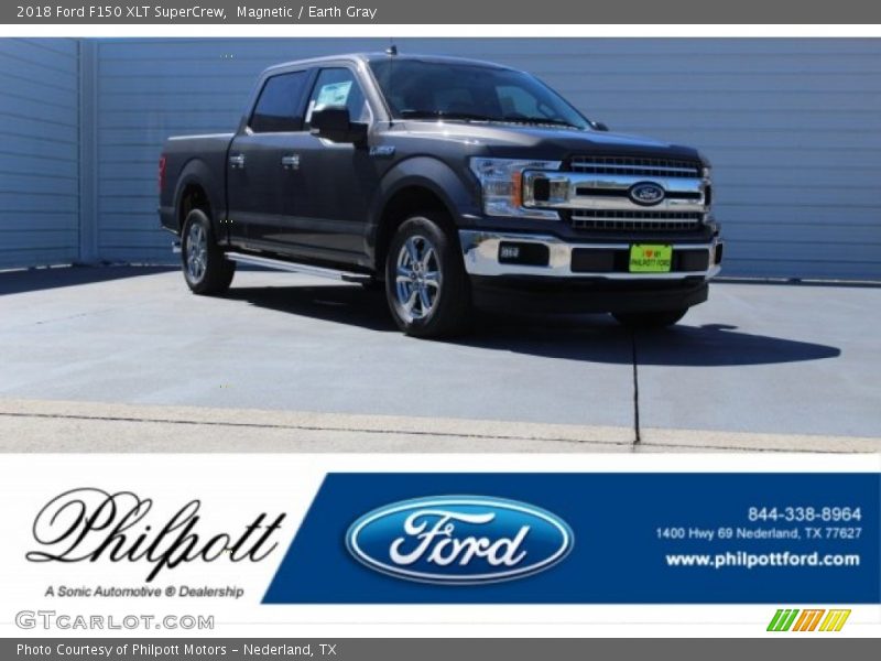 Magnetic / Earth Gray 2018 Ford F150 XLT SuperCrew