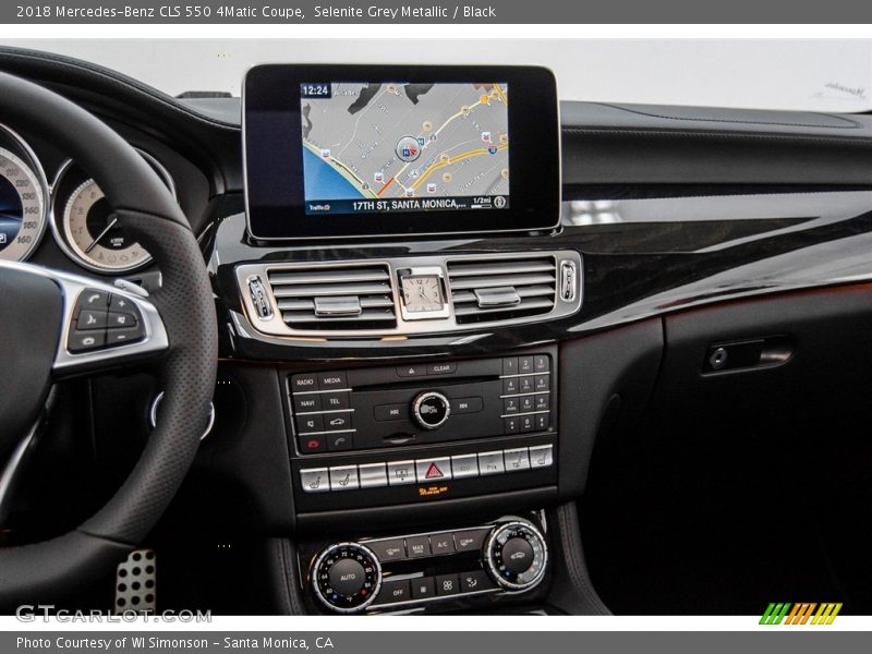 Selenite Grey Metallic / Black 2018 Mercedes-Benz CLS 550 4Matic Coupe