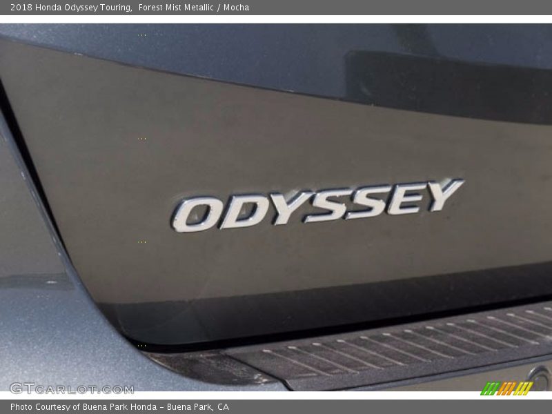 Forest Mist Metallic / Mocha 2018 Honda Odyssey Touring