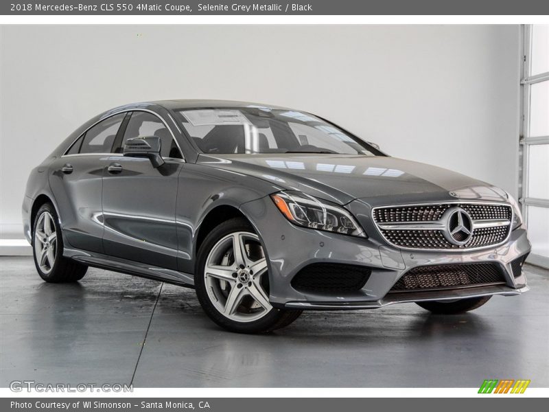 Selenite Grey Metallic / Black 2018 Mercedes-Benz CLS 550 4Matic Coupe