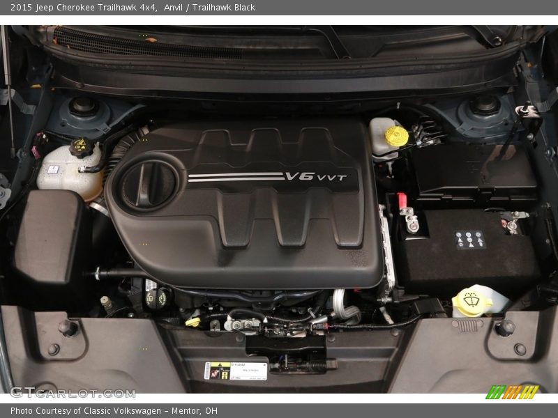 Anvil / Trailhawk Black 2015 Jeep Cherokee Trailhawk 4x4