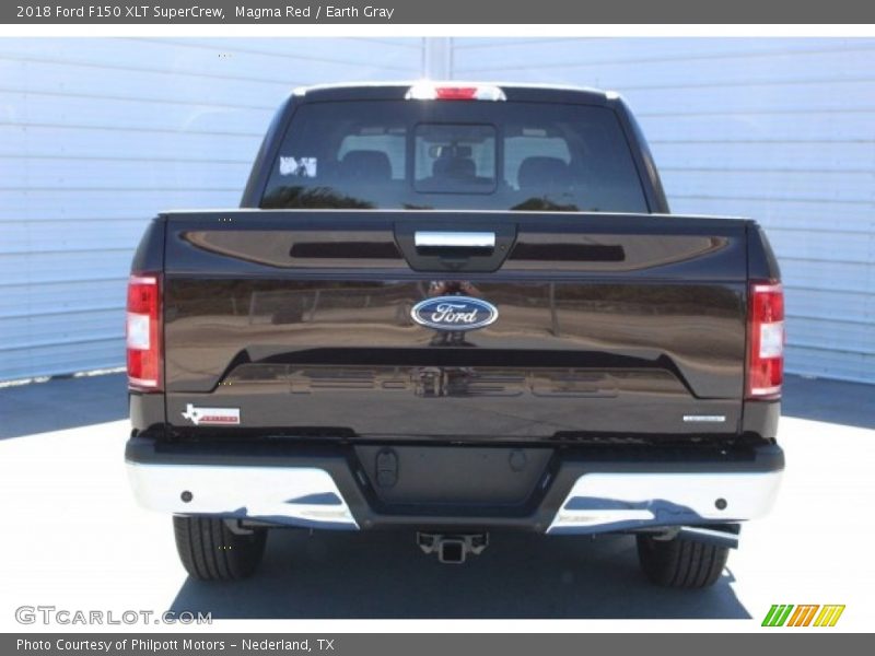 Magma Red / Earth Gray 2018 Ford F150 XLT SuperCrew