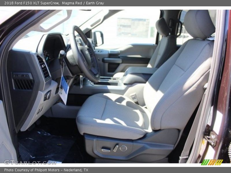 Magma Red / Earth Gray 2018 Ford F150 XLT SuperCrew