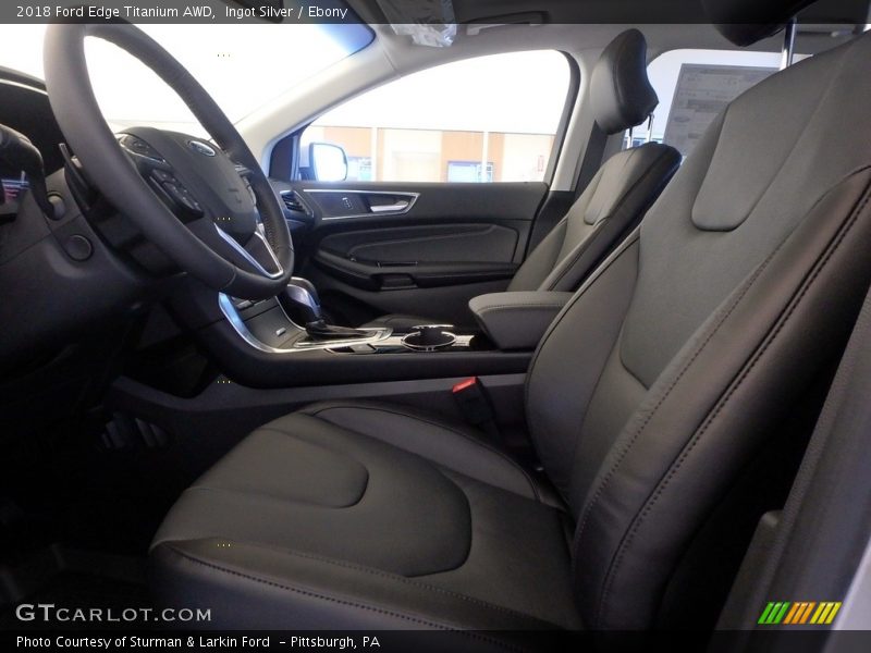 Front Seat of 2018 Edge Titanium AWD
