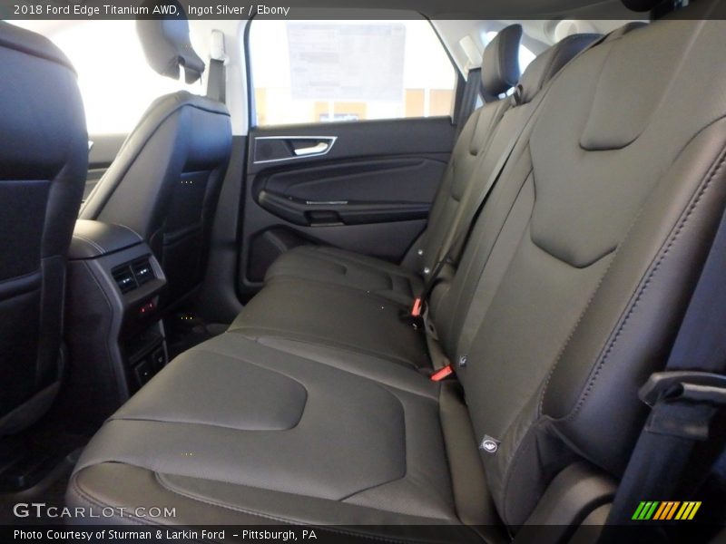 Rear Seat of 2018 Edge Titanium AWD