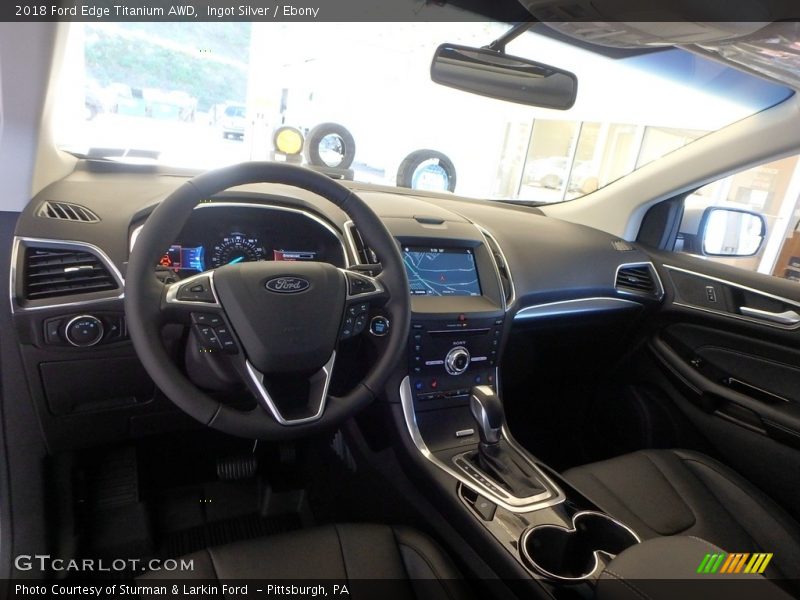 2018 Edge Titanium AWD Ebony Interior