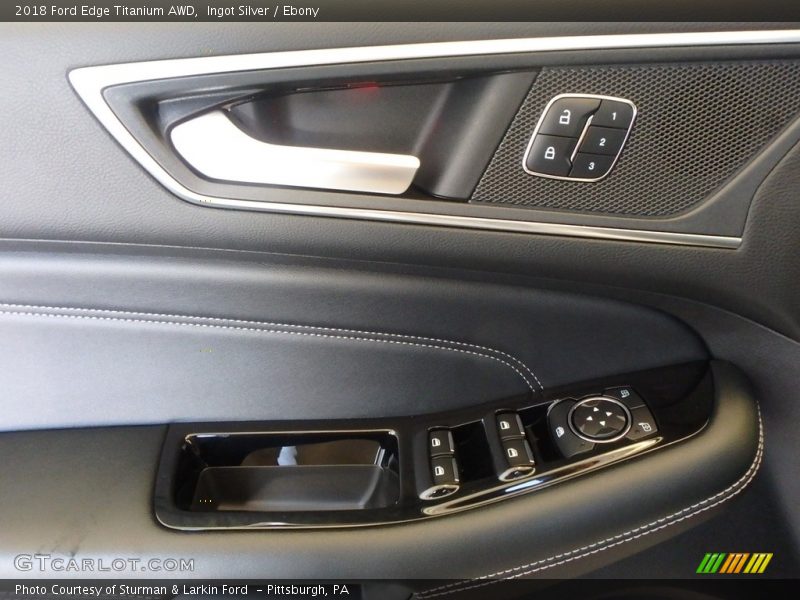 Controls of 2018 Edge Titanium AWD