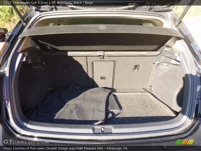 Black / Beige 2017 Volkswagen Golf 4 Door 1.8T Wolfsburg