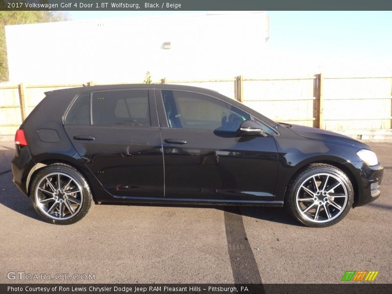 Black / Beige 2017 Volkswagen Golf 4 Door 1.8T Wolfsburg