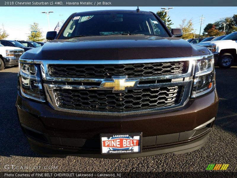 Havana Metallic / Jet Black 2018 Chevrolet Suburban LS 4WD