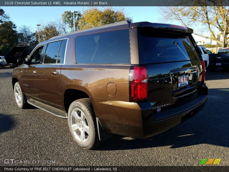 Havana Metallic / Jet Black 2018 Chevrolet Suburban LS 4WD