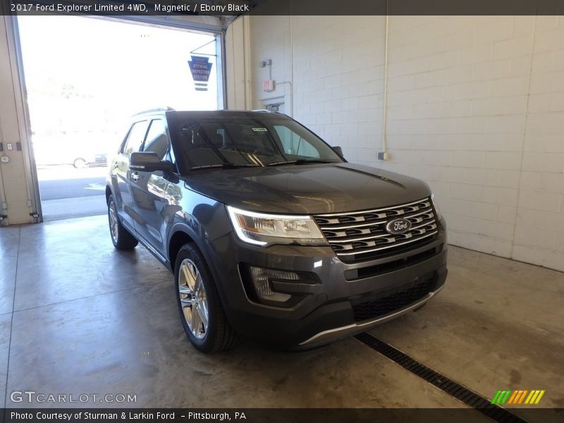 Magnetic / Ebony Black 2017 Ford Explorer Limited 4WD