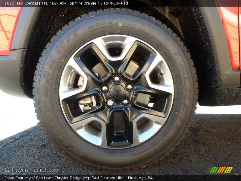 Spitfire Orange / Black/Ruby Red 2018 Jeep Compass Trailhawk 4x4