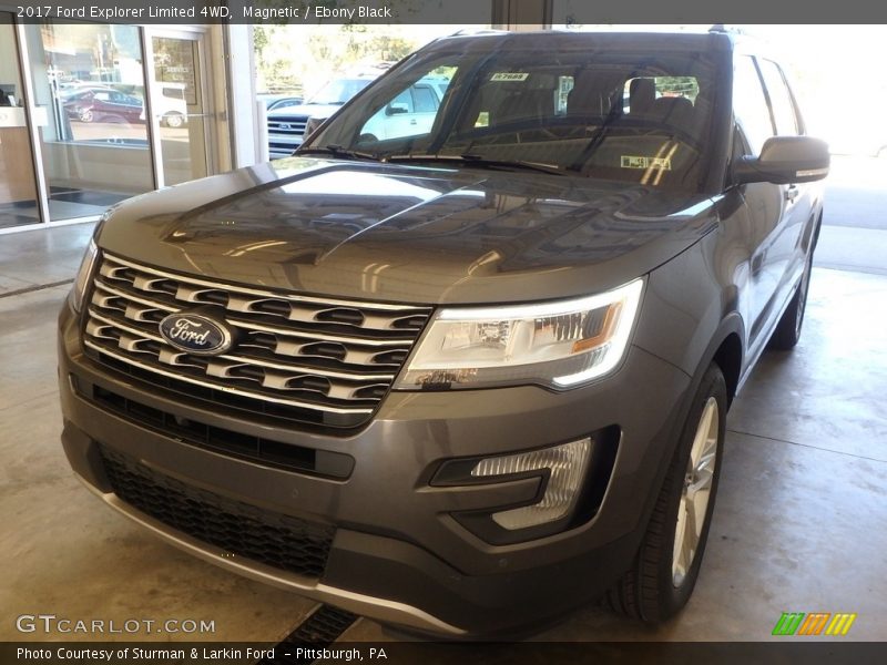 Magnetic / Ebony Black 2017 Ford Explorer Limited 4WD