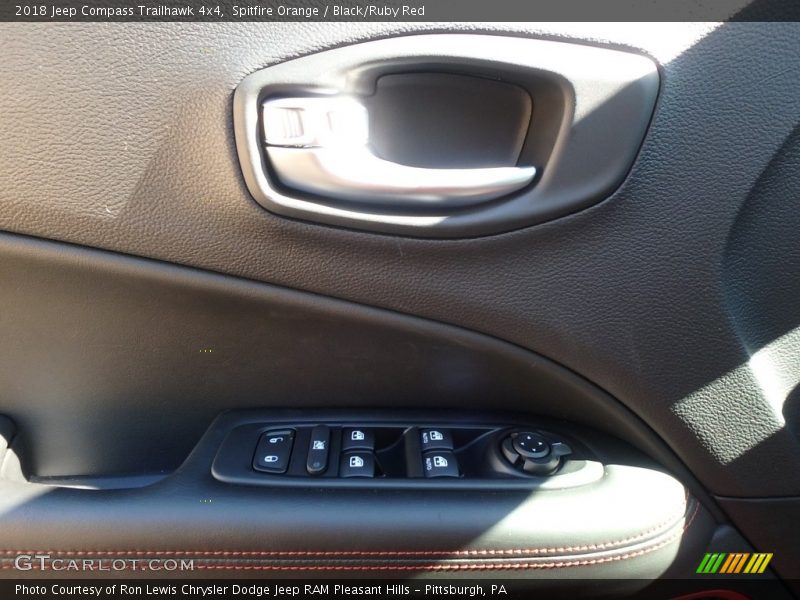 Spitfire Orange / Black/Ruby Red 2018 Jeep Compass Trailhawk 4x4