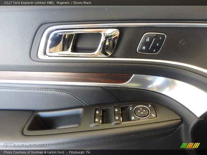 Magnetic / Ebony Black 2017 Ford Explorer Limited 4WD