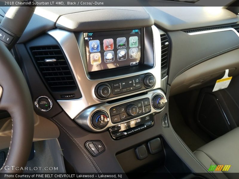 Dashboard of 2018 Suburban LT 4WD