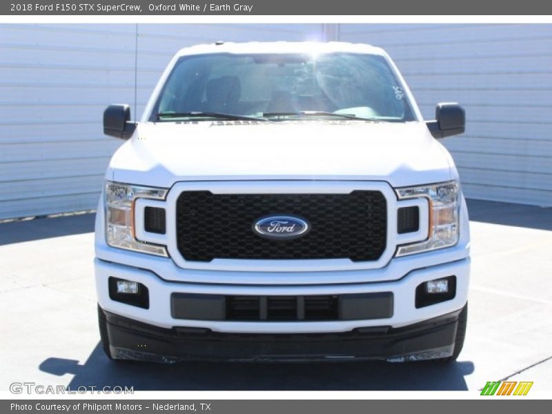 Oxford White / Earth Gray 2018 Ford F150 STX SuperCrew