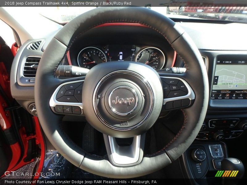Spitfire Orange / Black/Ruby Red 2018 Jeep Compass Trailhawk 4x4