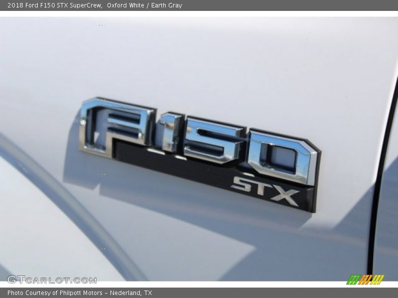 Oxford White / Earth Gray 2018 Ford F150 STX SuperCrew