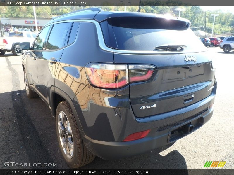 Rhino / Black 2018 Jeep Compass Limited 4x4