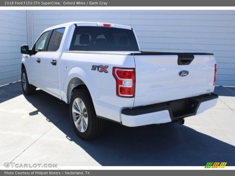 Oxford White / Earth Gray 2018 Ford F150 STX SuperCrew