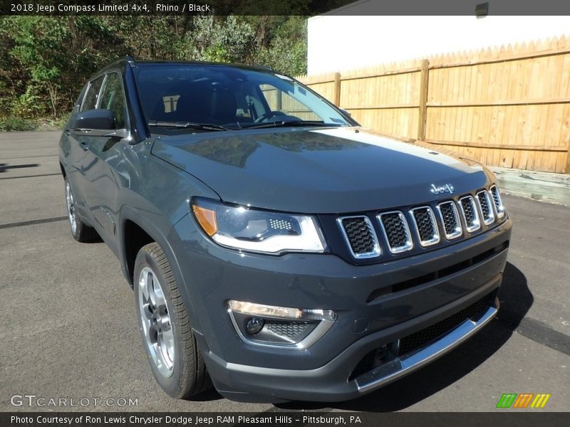 Rhino / Black 2018 Jeep Compass Limited 4x4
