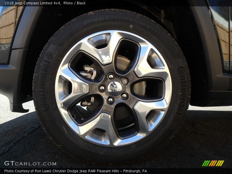 Rhino / Black 2018 Jeep Compass Limited 4x4