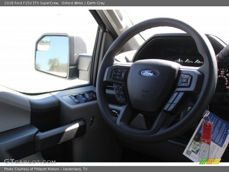 Oxford White / Earth Gray 2018 Ford F150 STX SuperCrew