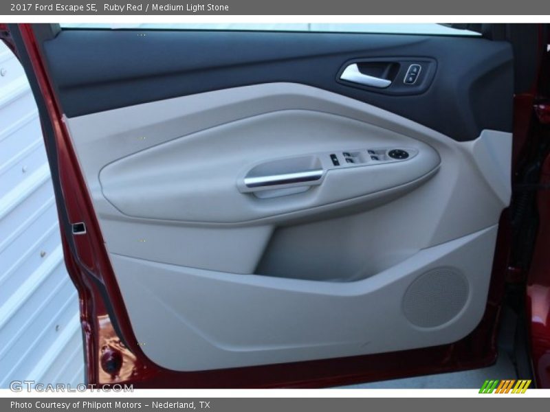 Ruby Red / Medium Light Stone 2017 Ford Escape SE