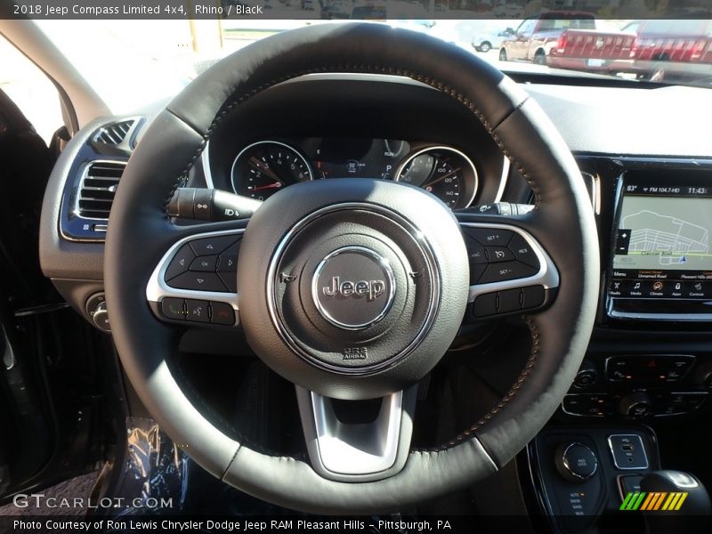 Rhino / Black 2018 Jeep Compass Limited 4x4