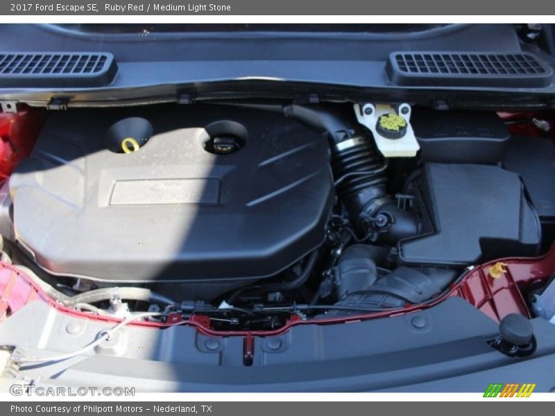 Ruby Red / Medium Light Stone 2017 Ford Escape SE