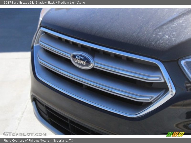 Shadow Black / Medium Light Stone 2017 Ford Escape SE