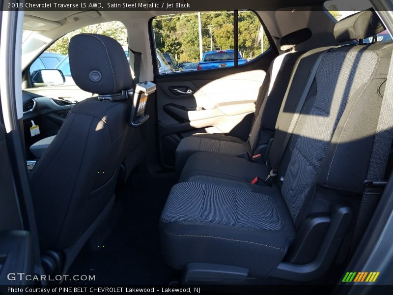 Satin Steel Metallic / Jet Black 2018 Chevrolet Traverse LS AWD