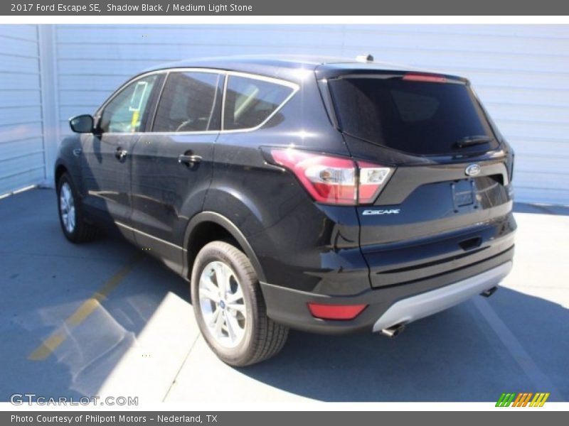 Shadow Black / Medium Light Stone 2017 Ford Escape SE