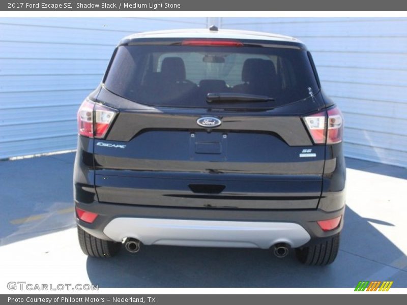 Shadow Black / Medium Light Stone 2017 Ford Escape SE