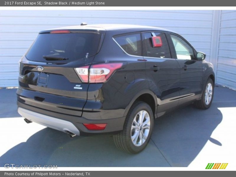 Shadow Black / Medium Light Stone 2017 Ford Escape SE