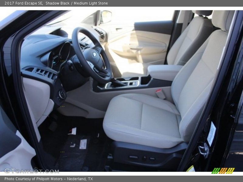 Shadow Black / Medium Light Stone 2017 Ford Escape SE