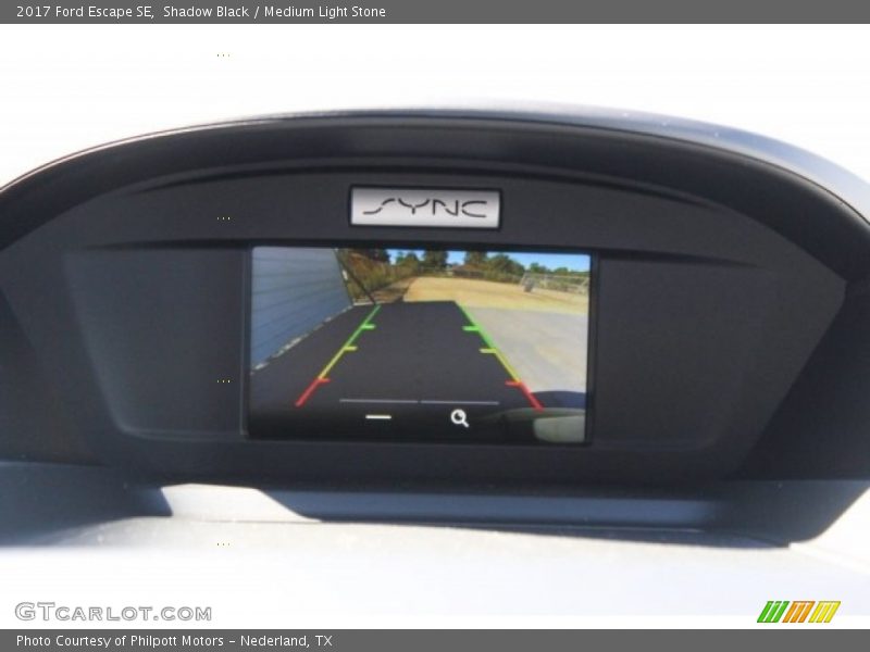 Shadow Black / Medium Light Stone 2017 Ford Escape SE