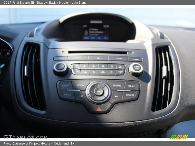 Shadow Black / Medium Light Stone 2017 Ford Escape SE