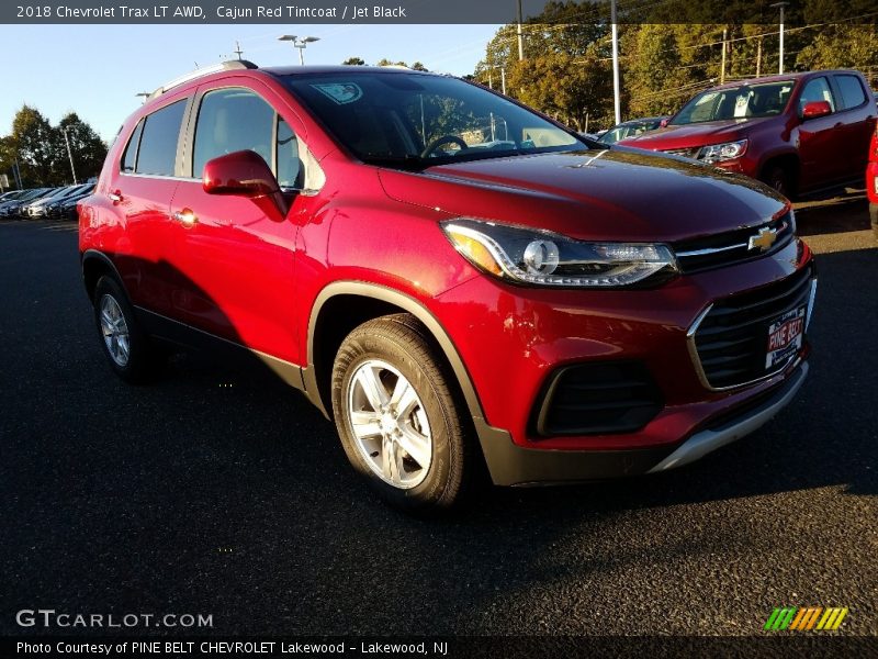 Cajun Red Tintcoat / Jet Black 2018 Chevrolet Trax LT AWD