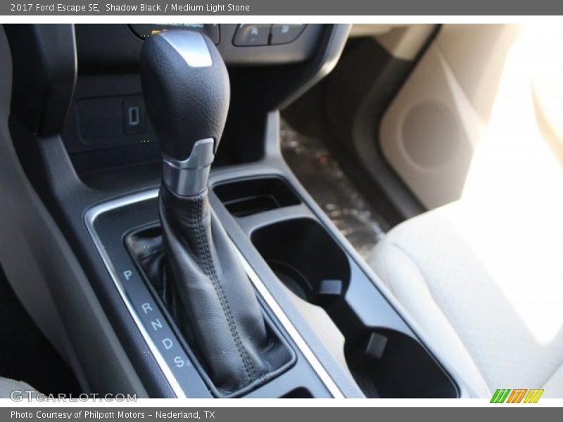 Shadow Black / Medium Light Stone 2017 Ford Escape SE