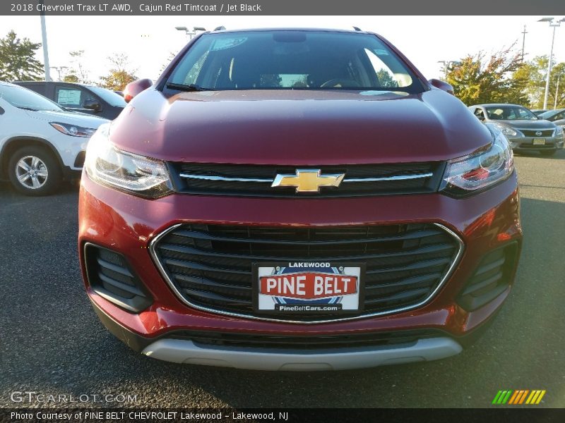 Cajun Red Tintcoat / Jet Black 2018 Chevrolet Trax LT AWD
