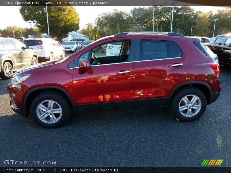 Cajun Red Tintcoat / Jet Black 2018 Chevrolet Trax LT AWD